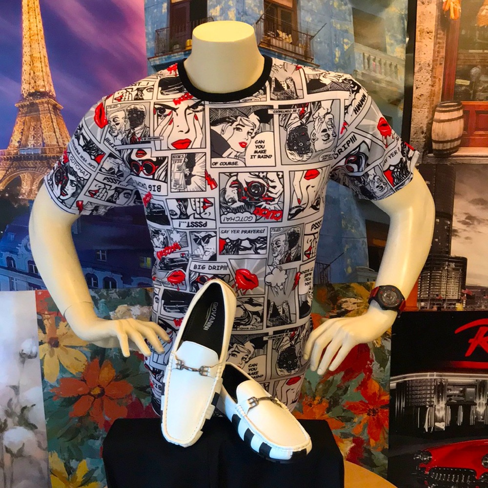 OH Snap colorful tee